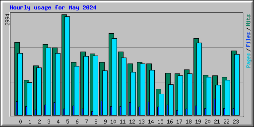 Hourly usage for May 2024